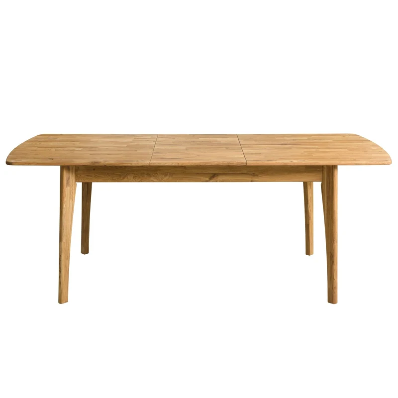 Table à manger extensible en bois massif de chêne Monty - NordicStory