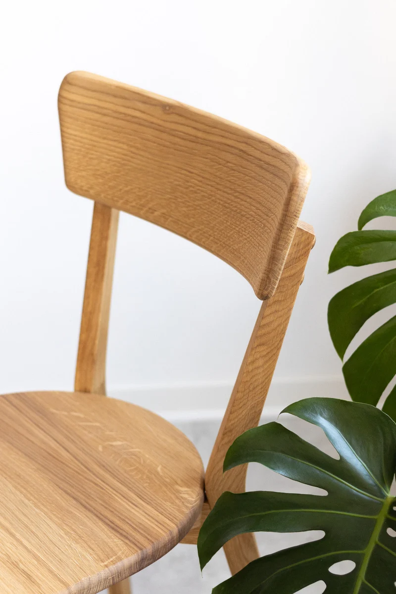 Chaise de salle à manger en bois massif de chêne Diana – Lot de 2 ou 4 chaises - NordicStory