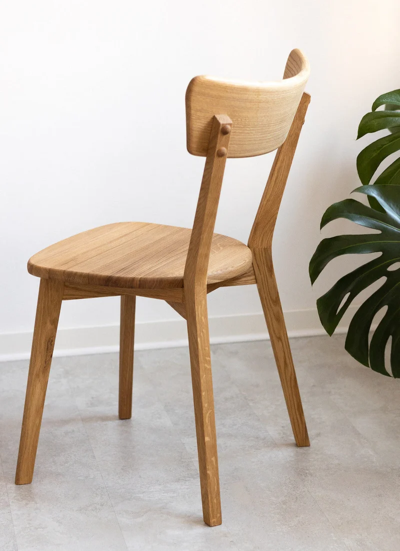 Chaise de salle à manger en bois massif de chêne Diana – Lot de 2 ou 4 chaises - NordicStory