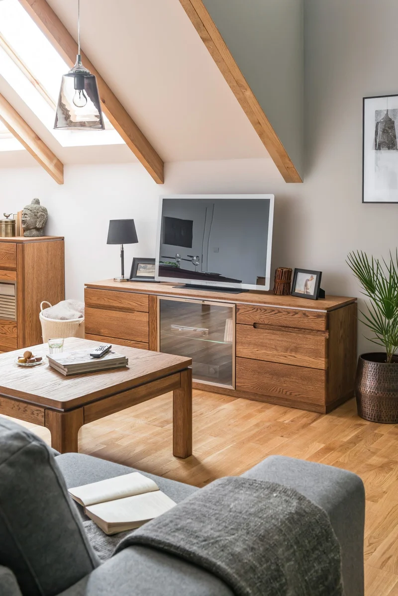 Table basse en bois de chêne Monténégro 41 - LoftStory