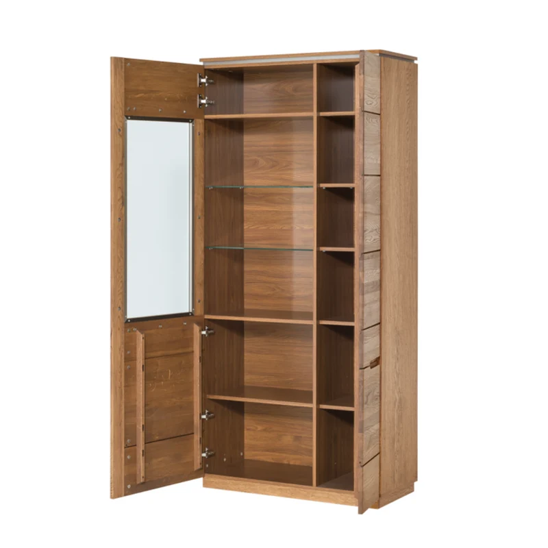 Vitrine en bois de chêne Monténégro 12 - LoftStory