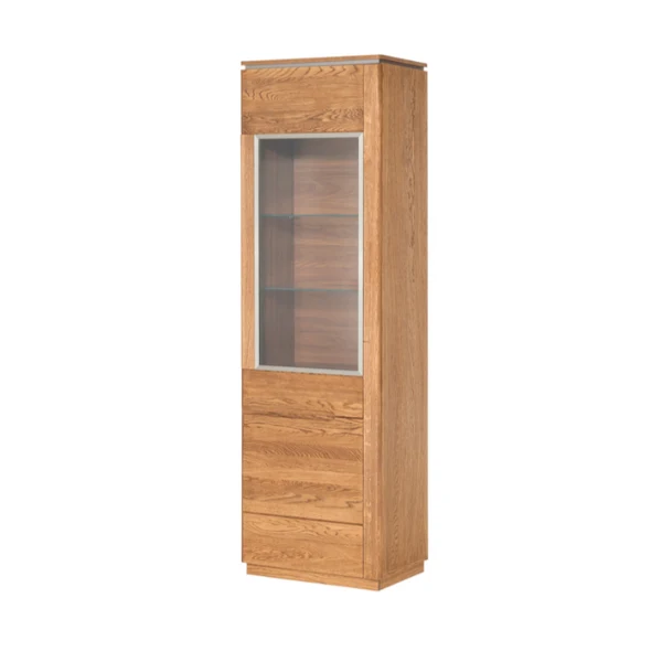 Vitrine en bois de chêne Monténégro 10 - LoftStory