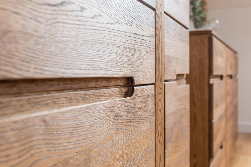 Vitrine en bois de chêne Monténégro 10 - LoftStory