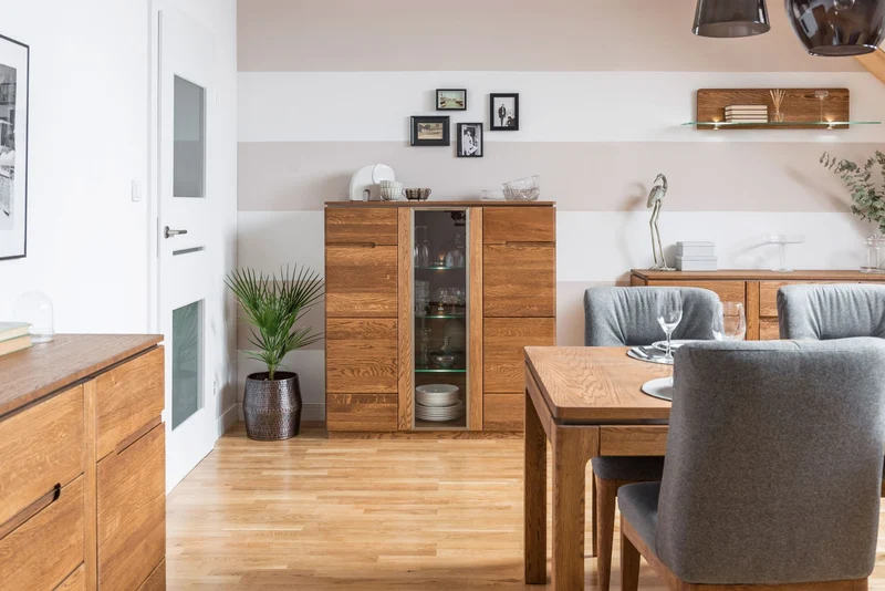 Buffet en bois de chêne Monténégro 45 - LoftStory