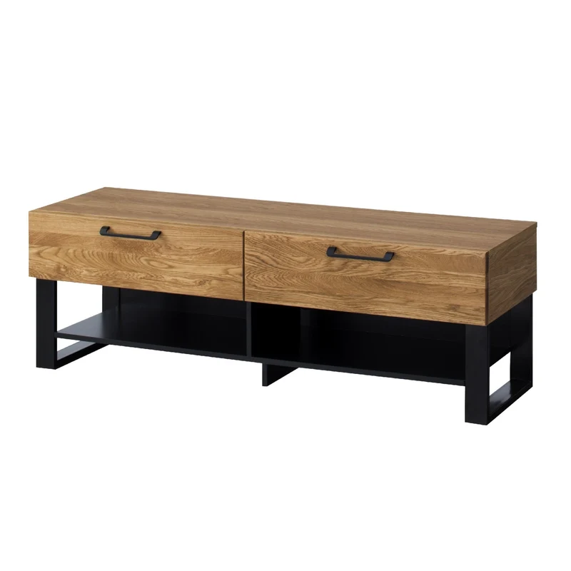 Meuble TV en bois de chêne Mozaik 24 - LoftStory