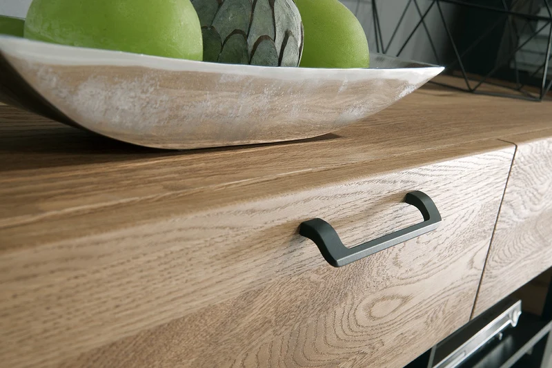 Meuble TV en bois de chêne Mozaik 24 - LoftStory