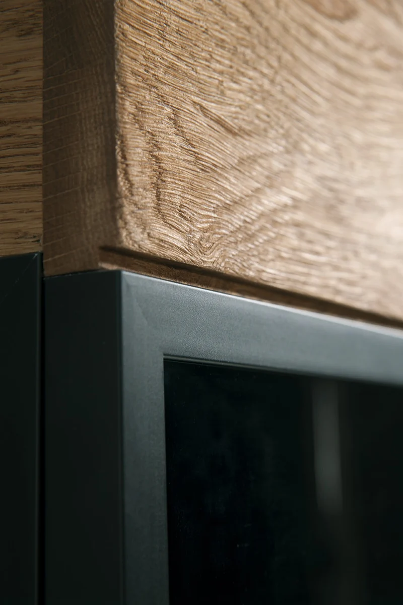 Meuble TV en bois de chêne Mozaik 24 - LoftStory