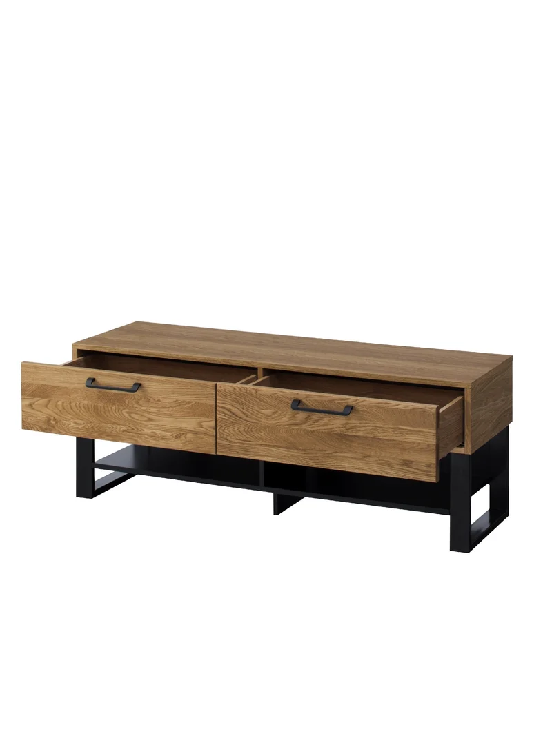 Meuble TV en bois de chêne Mozaik 24 - LoftStory