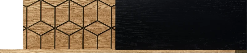 Etagère murale en bois de chêne Mozaik 34 - LoftStory