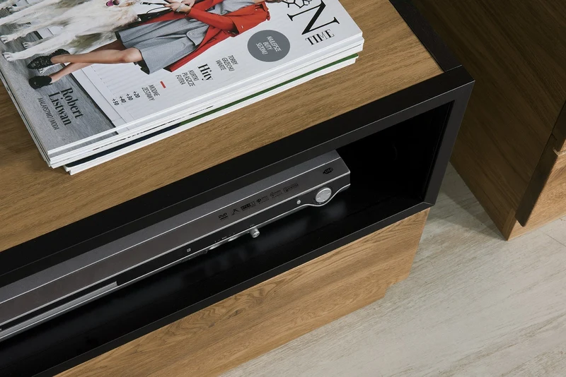 Meuble TV en bois de chêne Mozaik 25 - LoftStory