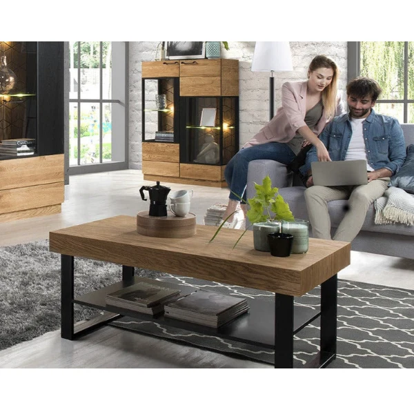 Table basse avec pieds en métal Mozaik 41 - LoftStory