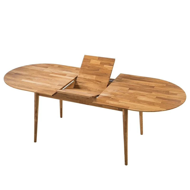 Table à manger ovale extensible en chêne massif Escandi 2 - NordicStory