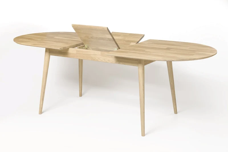 Table à manger ovale extensible en chêne massif Escandi 2 - NordicStory