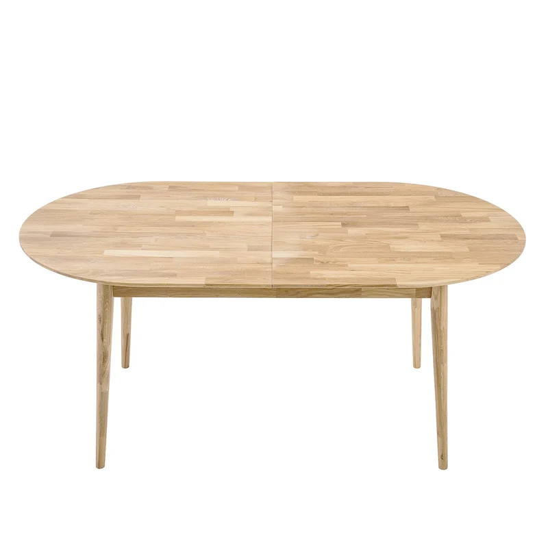 Table à manger ovale extensible en chêne massif Escandi 2 - NordicStory