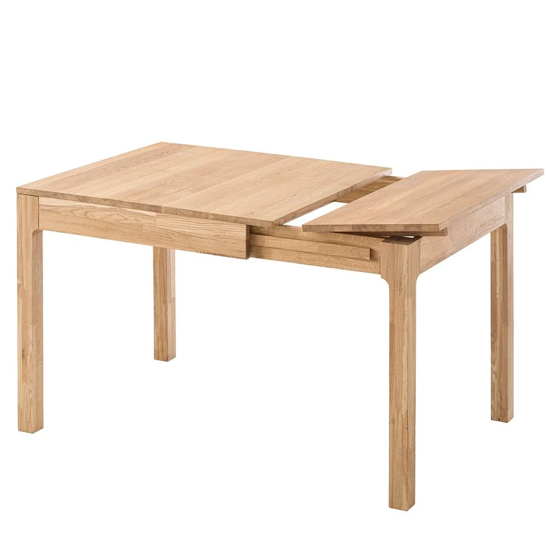 Table à manger extensible en bois massif de chêne Marsi - NordicStory