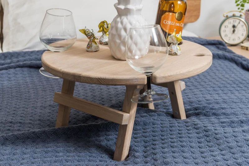 Table à vin pliante en chêne massif Merci - NordicStory