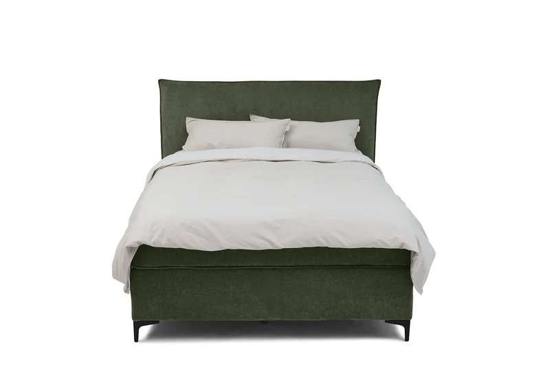 TOM TAILOR MODERN BOX Boxspringbett mit Topper Chenillestoff