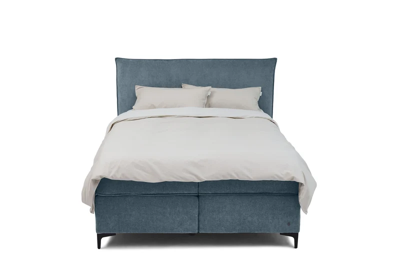 TOM TAILOR MODERN BOX Boxspringbett mit Topper Chenillestoff