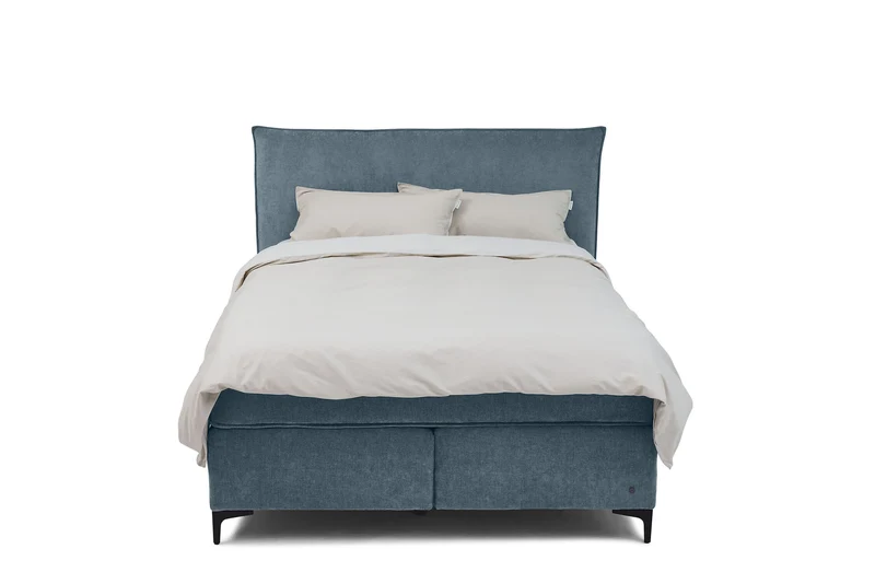 TOM TAILOR MODERN BOX Boxspringbett mit Topper Chenillestoff