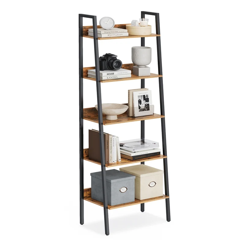Estantería de Escalera con Estantes Oficina Sala de Estar Dormitorio