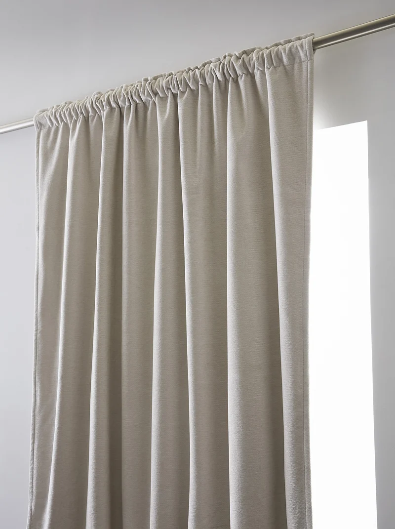 Rideau galon fronceur 140 x 260 cm Occultant + polaire BJORN Pampa