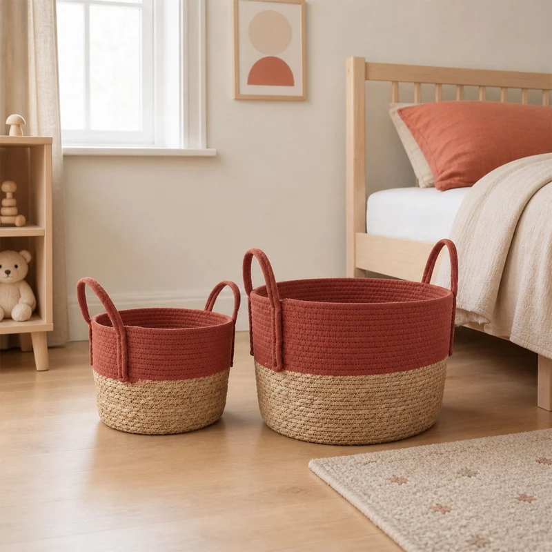 Grand Panier Rangement Cèdre Rouge