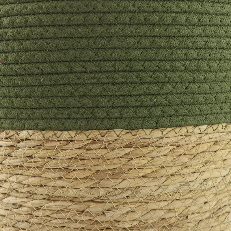 Grand Panier Rangement Vert