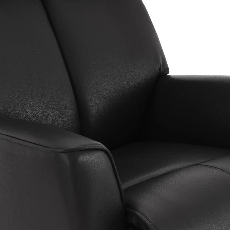 Fauteuil berçant, pivotant et inclinable motorisé en cuir - 2580