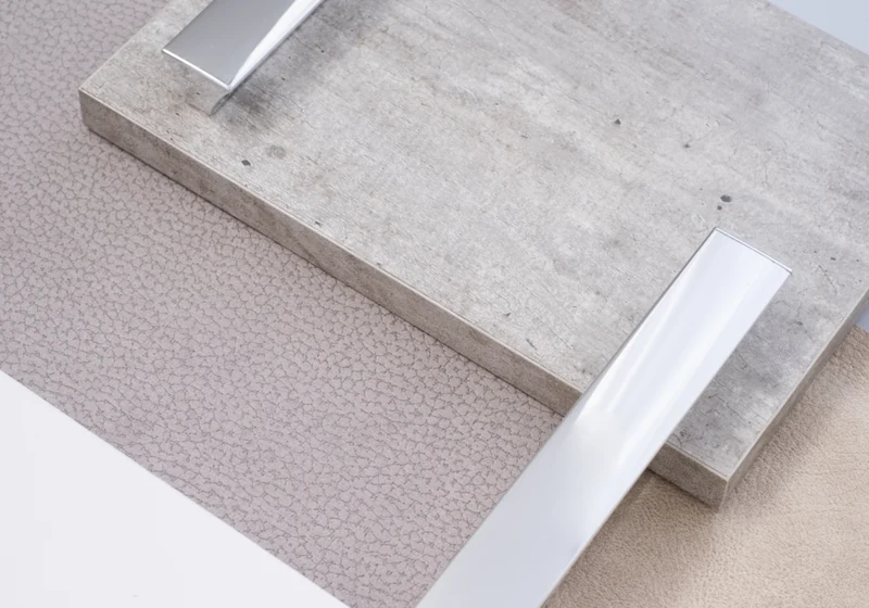 Lit 160x200 chevets blanc béton – Treviso