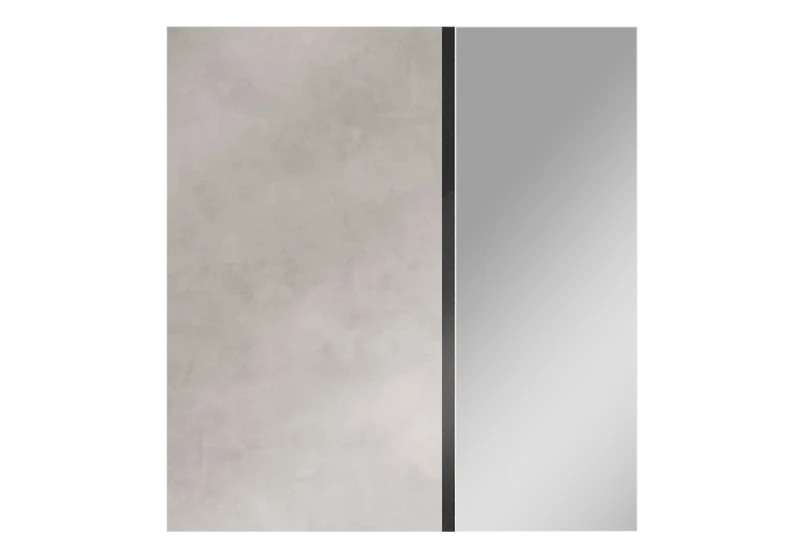 Lit 160x200 chevets blanc béton – Treviso