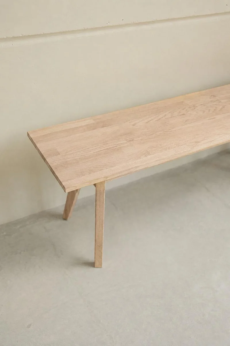 Banc en bois massif de chêne Harold – NordicStory