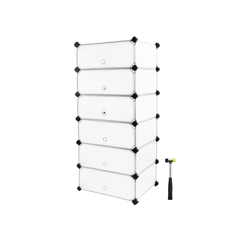 Armario Modular para Zapatos Blanco
