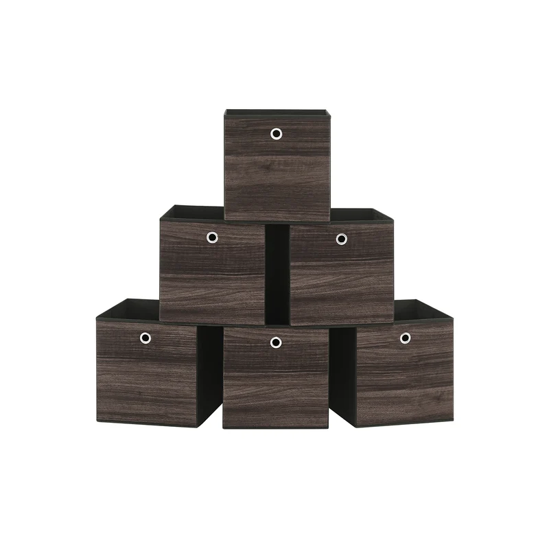 Caja Almacenaje con Asa Organizadora de Tela Oxford y Tela no Tejida Ajustable Plegable