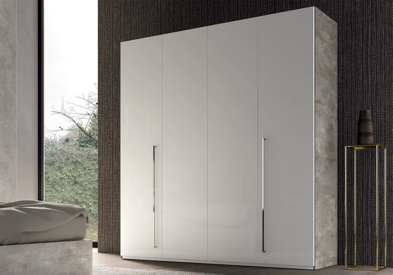 Armoire 5 portes blanc béton – Treviso