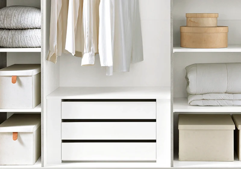 Armoire 5 portes blanc béton – Treviso