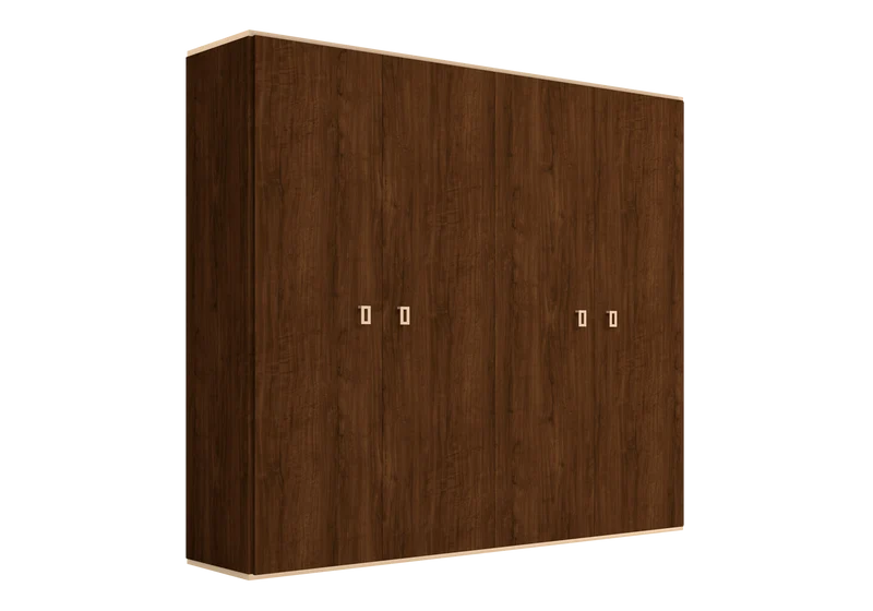 Chambre complète 160x200 noyer laqué – Eva