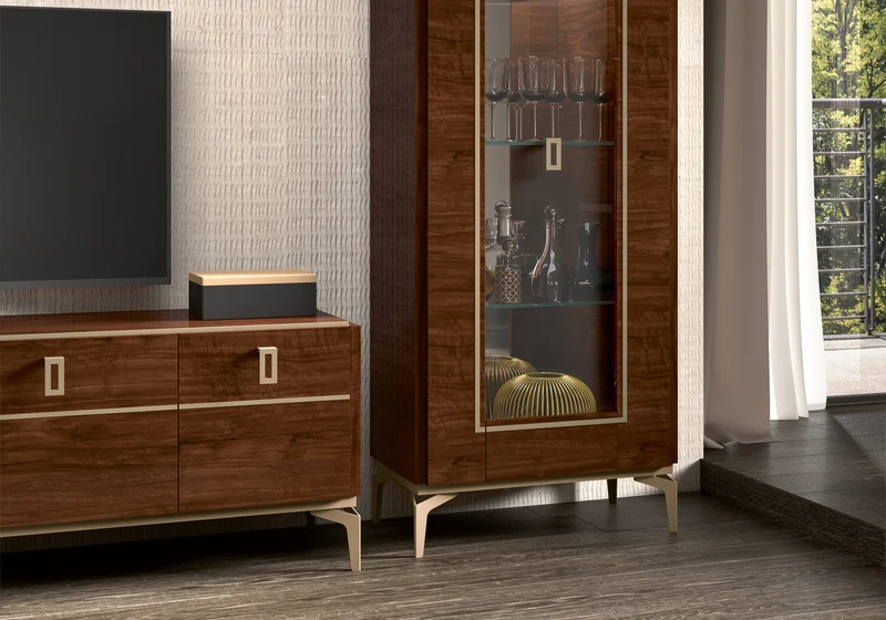 Meuble TV 140 noyer – Eva