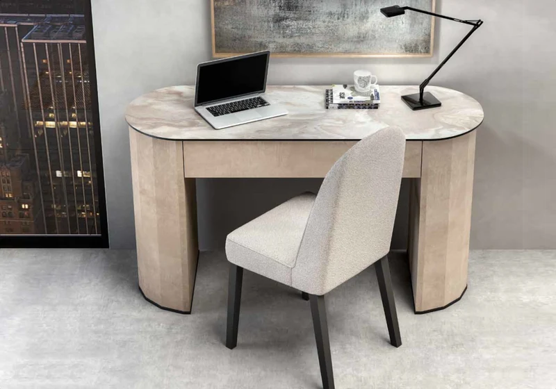 Coiffeuse design italien effet pierre – Dune