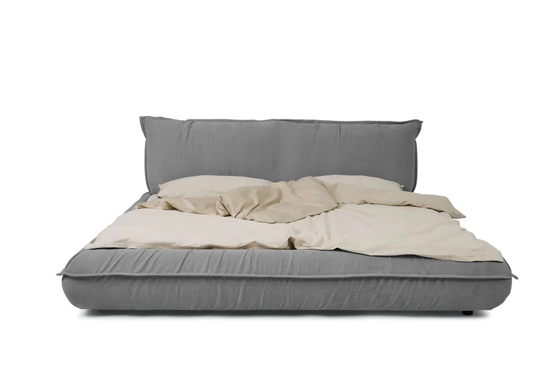 Tom Tailor PILLOW Bett mit Einlegerahmen Chenillestoff