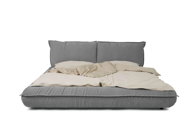 Tom Tailor PILLOW Bett mit Einlegerahmen Chenillestoff