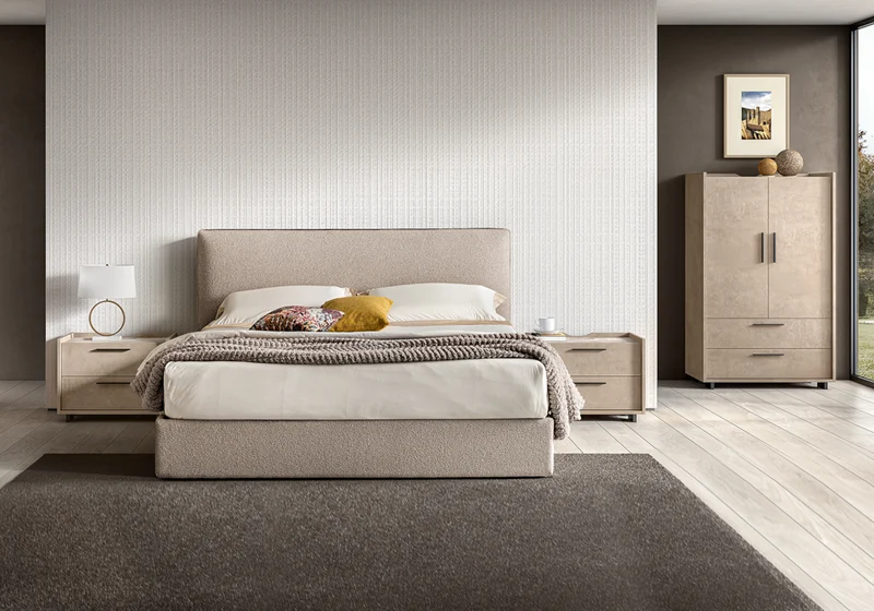 Chambre complète 160x200 avec semainier – Dune