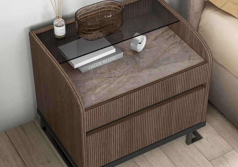 Chambre complète moderne avec armoire – Hexagon