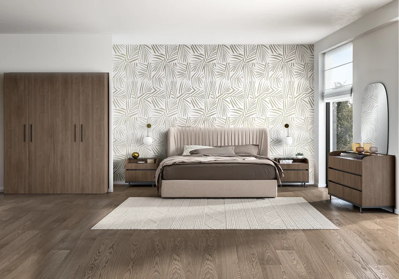 Chambre complète moderne avec armoire – Hexagon