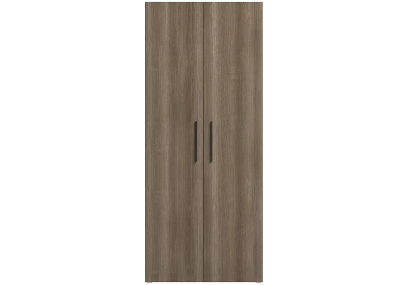 Dressing modulable 2 portes bois rainuré – Hexagon