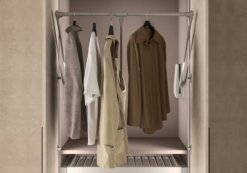 Armoire 3 portes design italien effet pierre - Dune