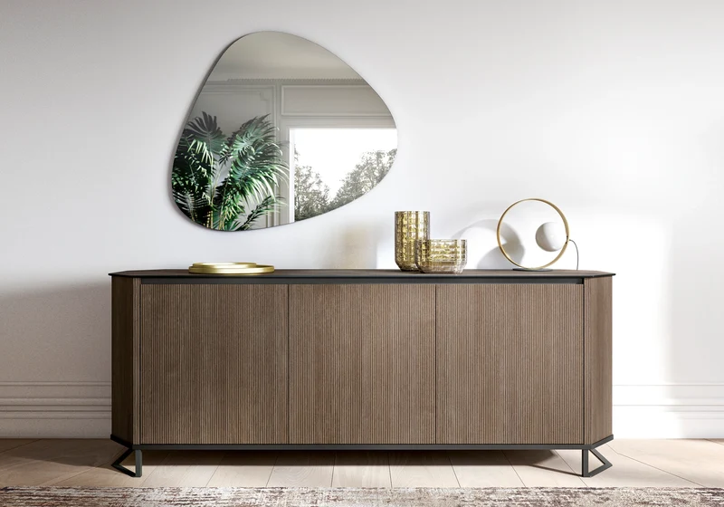 Miroir mural organique asymétrique design italien - Magic