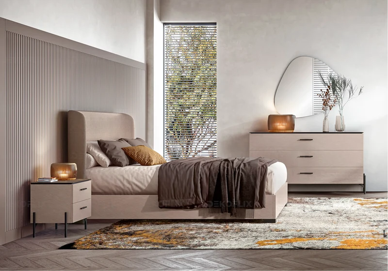 Miroir mural organique asymétrique design italien - Magic