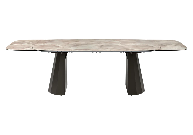 Table à manger extensible marbre design – Dune
