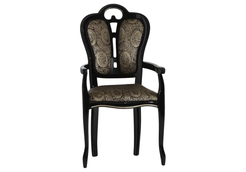 Ensemble meubles de salon baroque noir doré - NOBILE