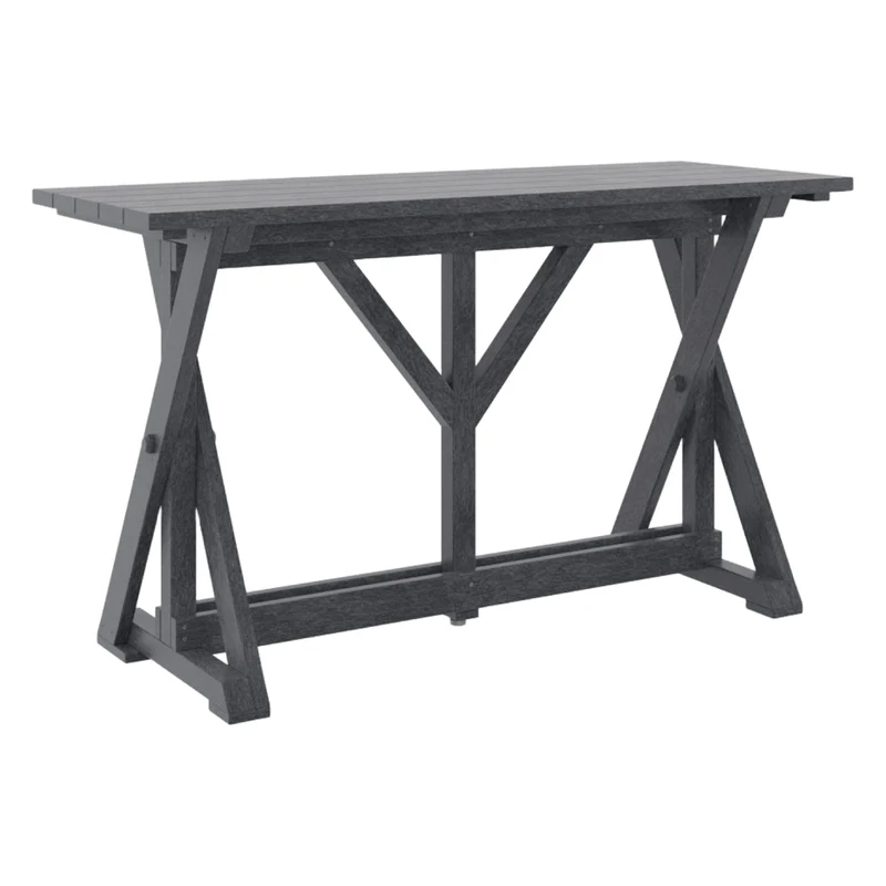 Table de bar extérieure en plastique recyclé - Harvest T204